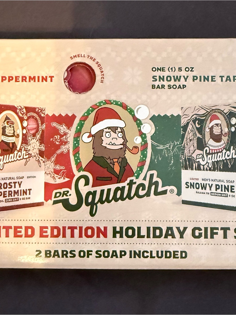 Dr. Squatch Snowy Pine Tar Men’s Cleanser - Green